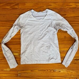 Lululemon Swiftly Tech Race Length Longsleeve Size 6 White